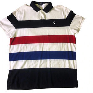 Polo by Ralph Lauren striped polo shirt  custom slim fit 2XL